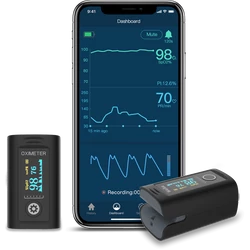 Viatom Oxísmart Bluetooth Fingertip Pulz Oximeter Véroxigénmérő