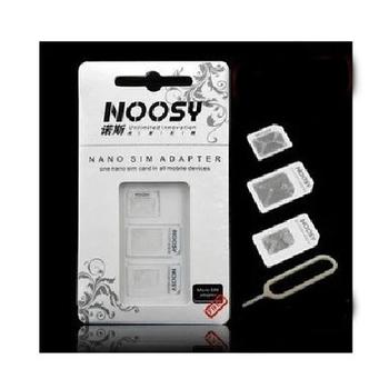 SIM kártya adapter (nano SIM / micro SIM / normál SIM) 4 az 1-ben készlet 