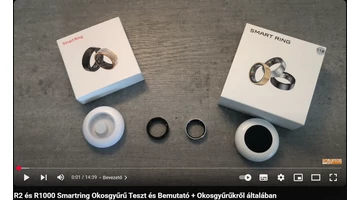R2 és R1000 Smartring Okosgyűrű Teszt és Bemutató és az Okosgyűrűkről általában